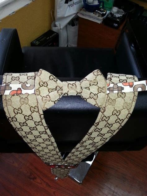 gucci bow tie cheap|gucci suspenders men's.